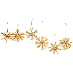 Depot Anhanger Strohsterne Ca. 6Cm 12Er Set