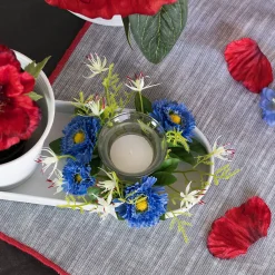 Depot Anneau De Fleurs Artificielles Bellis Discount