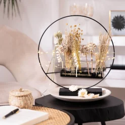 Depot Anneau Metallique Décoratif Sur Support Discount