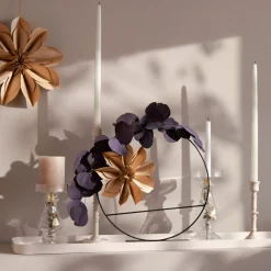 Depot Anneau Metallique Décoratif Sur Support Discount