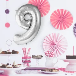 Depot Ballon En Film Plastique En Forme De 9 Shop