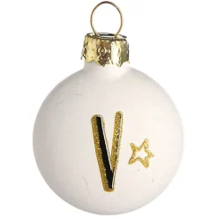 Depot Bijoux D'Arbre En Verre Mini-Taler Monogramme V