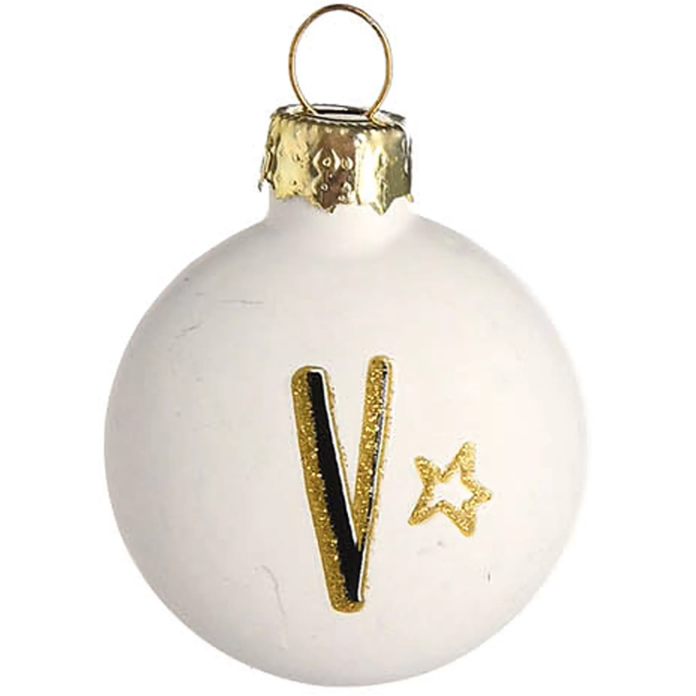 Depot Bijoux D'Arbre En Verre Mini-Taler Monogramme V