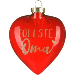 Depot Bijoux De Sapin En Verre Coeur De Grand-Mere