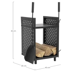 Depot Bizzotto Set De Supports En Bois Efesto Shop