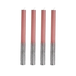 Depot Bougie A Tige Silver Glitter