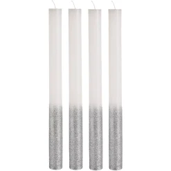 Depot Bougie A Tige Silver Glitter