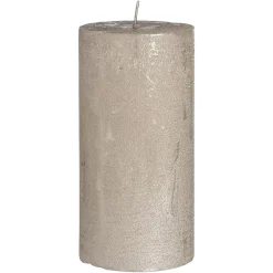 Depot Bougie Pilier Finition Metallisee