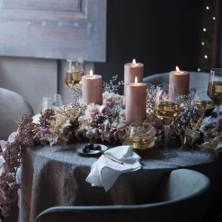 Depot Bougie Pilier Finition Metallisee