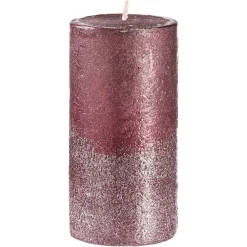 Depot Bougie Pilier Metallic Granulat