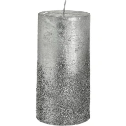 Depot Bougie Pilier Metallic Granulat