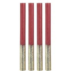 Depot Bougies Baton Or Paillettes