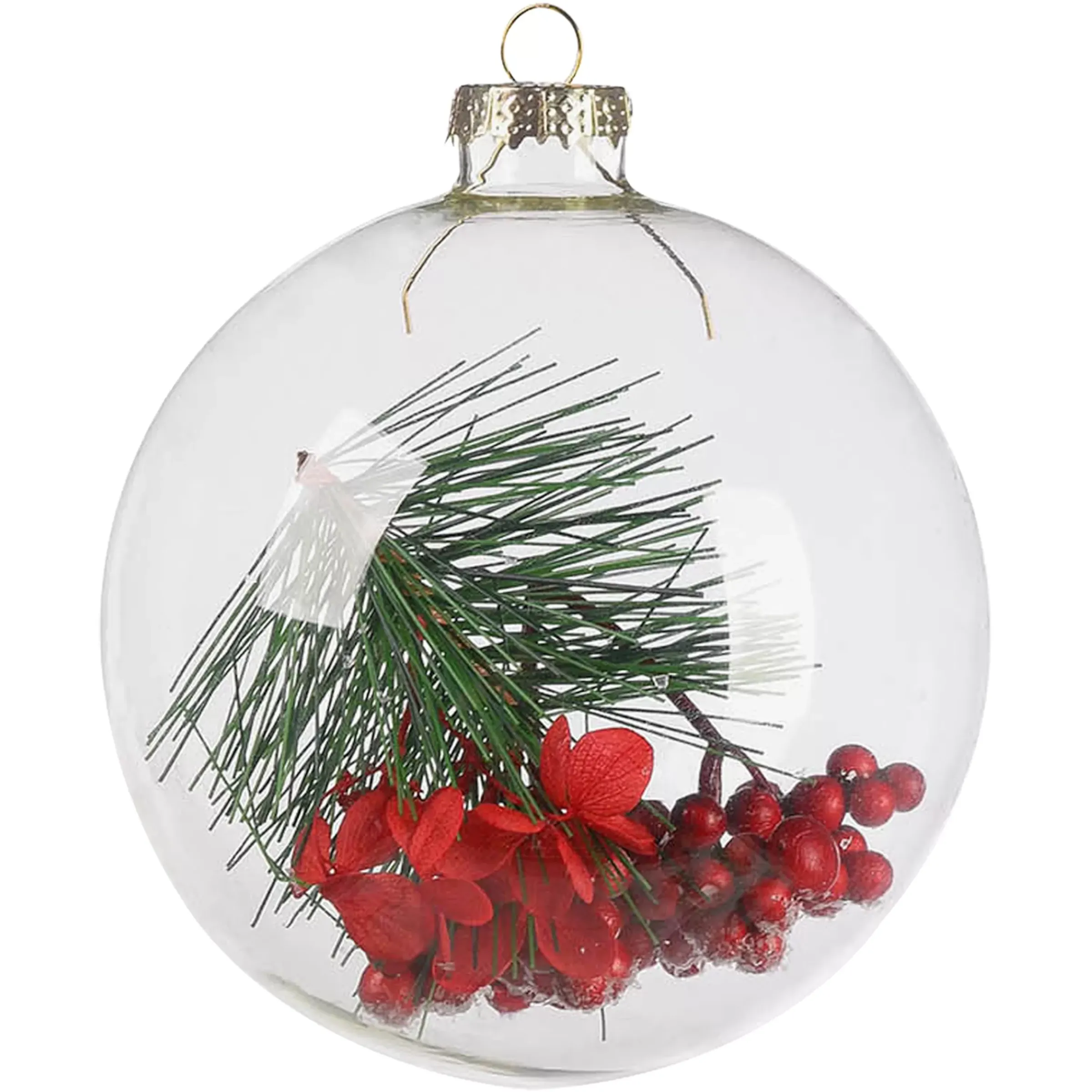 Depot Boule De Noël En Verre Filled Berries