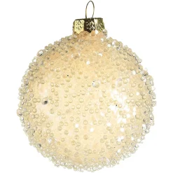 Depot Boule De Noël En Verre Glimmer Pearls