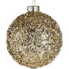 Depot Boule De Noël En Verre Granules A Paillettes