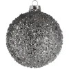 Depot Boule De Noël En Verre Granules A Paillettes