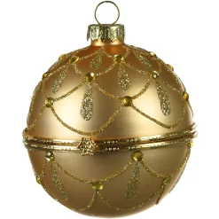 Depot Boule De Noël En Verre Medaillon