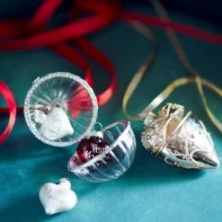 Depot Boule De Noël En Verre Medaillon