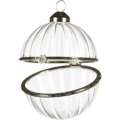 Depot Boule De Noël En Verre Medaillon