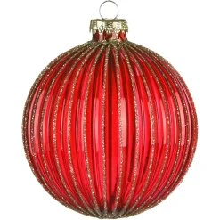 Depot Boule De Noël En Verre Rainure