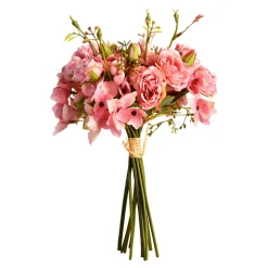Depot Bouquet De Fleurs Artificielles Roses Hot