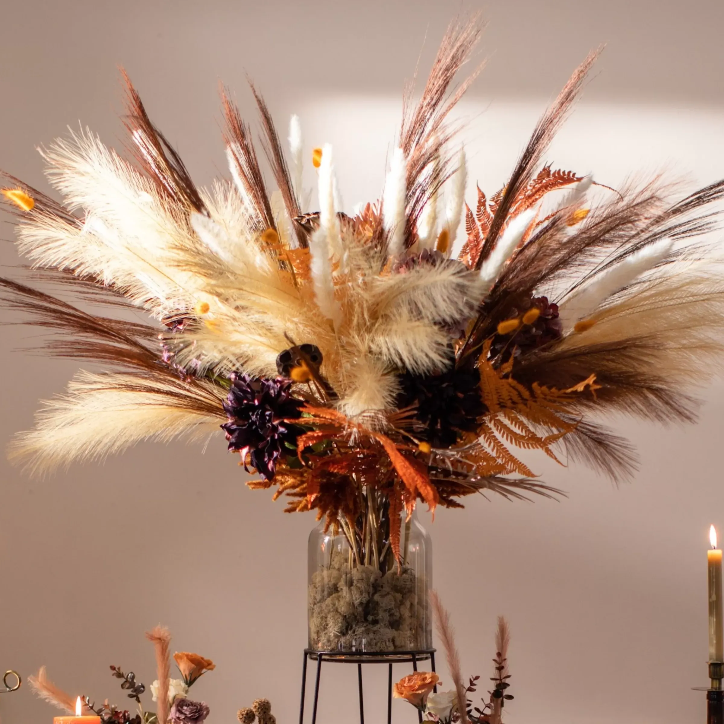 Depot Bouquet De Fleurs Sechees Herbe De Velours