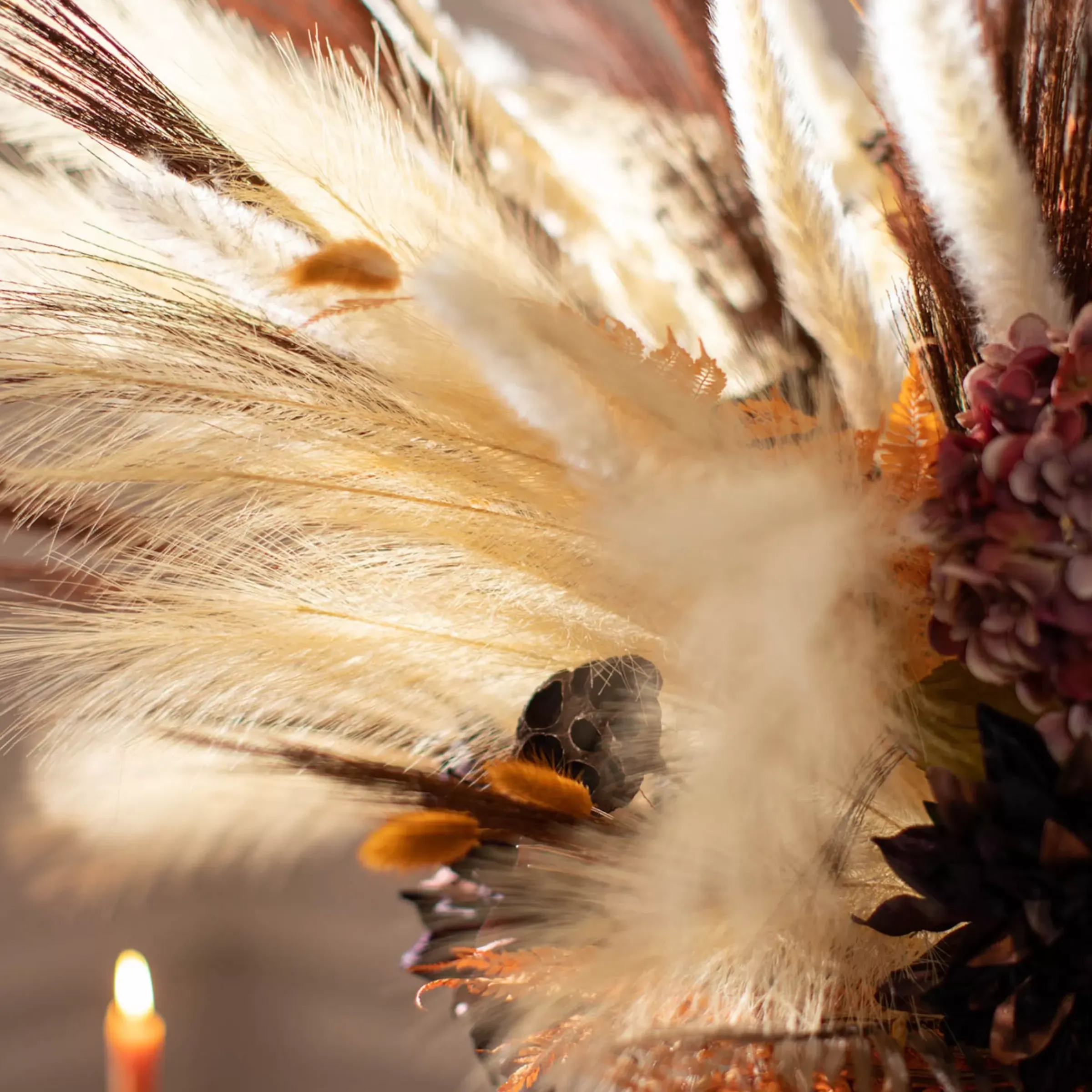 Depot Bouquet De Fleurs Sechees Herbe De Velours