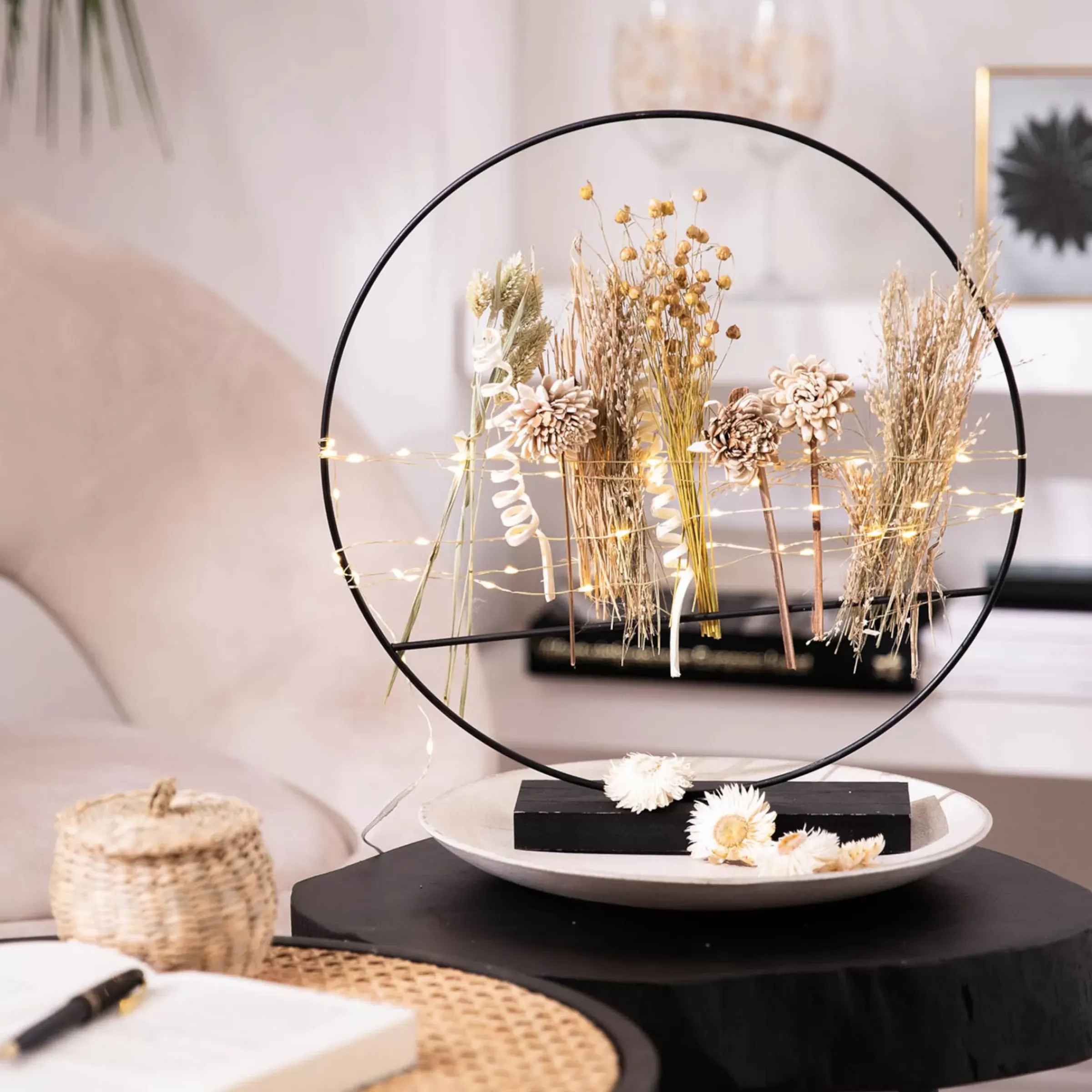 Depot Bouquet De Fleurs Sechees Herbe De Velours