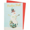 Depot Carte A Volet Bonhomme De Neige