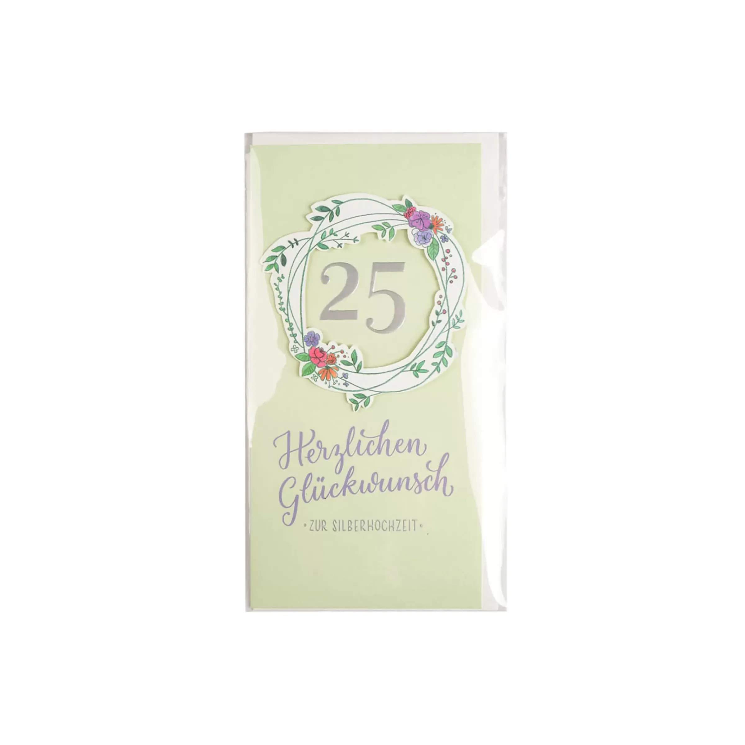 Depot Carte Pliante Noces D'Argent