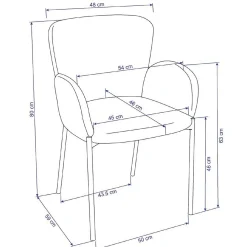 Depot Chaise Avec Accoudoirs Milli Shop