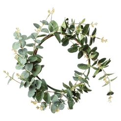 Depot Couronne Artificielle Eucalyptus Flash Sale