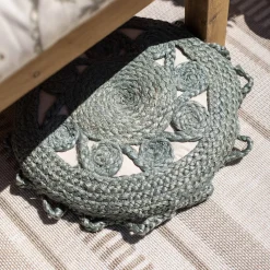 Depot Coussin En Jute Flower Outlet