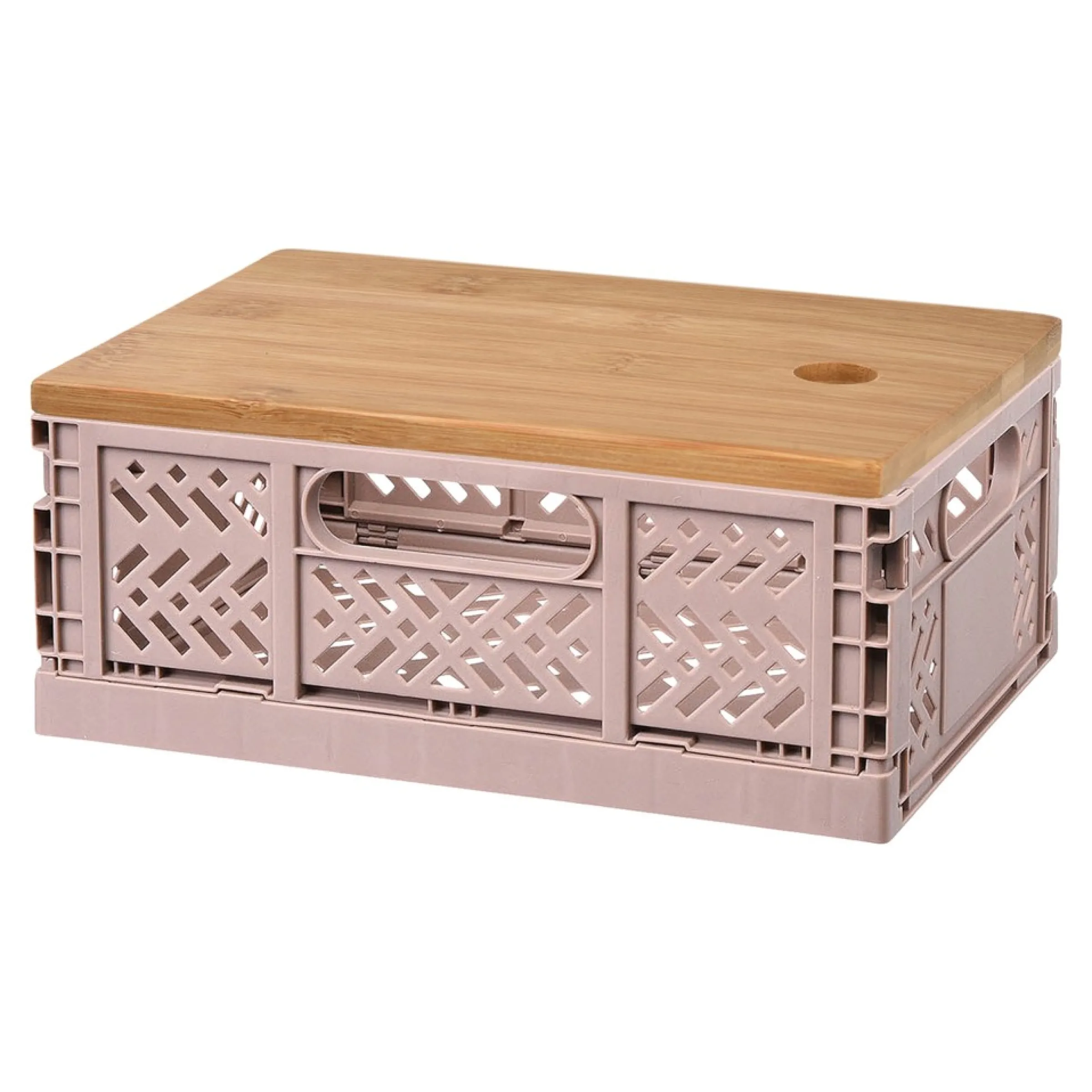 Depot Couvercle En Bambou Pour Boîtes Pliantes M Cheap