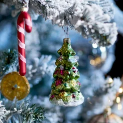 Depot Décorations D'Arbre En Verre Canne A Sucre