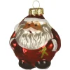 Depot Décorations De Sapin En Verre Santa Claus