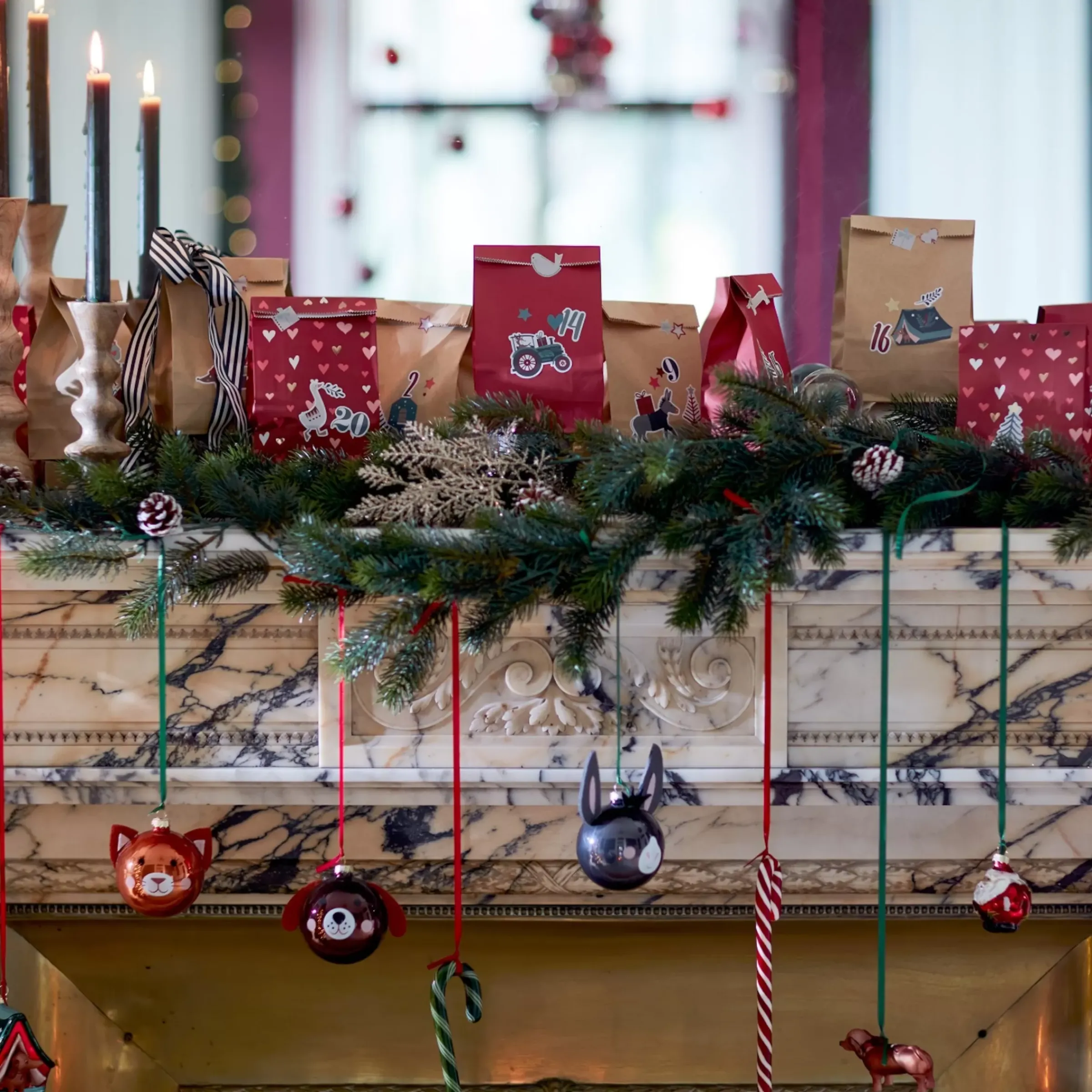 Depot Décorations De Sapin En Verre Santa Claus