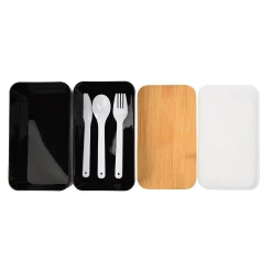 Depot Double Boite A Lunch Avec Couverts Reutilisables Online