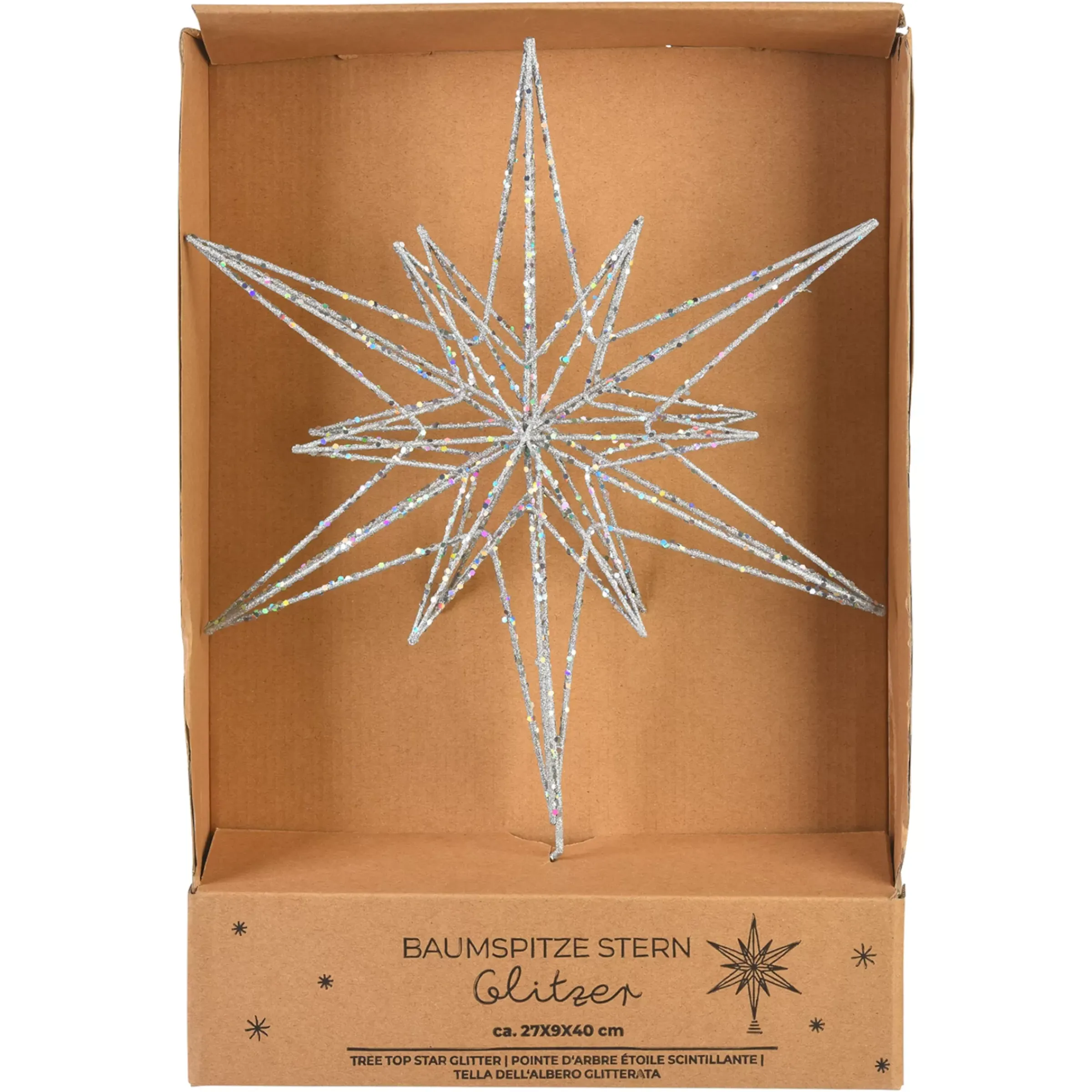 Depot Etoile Scintillante En Forme De Sapin