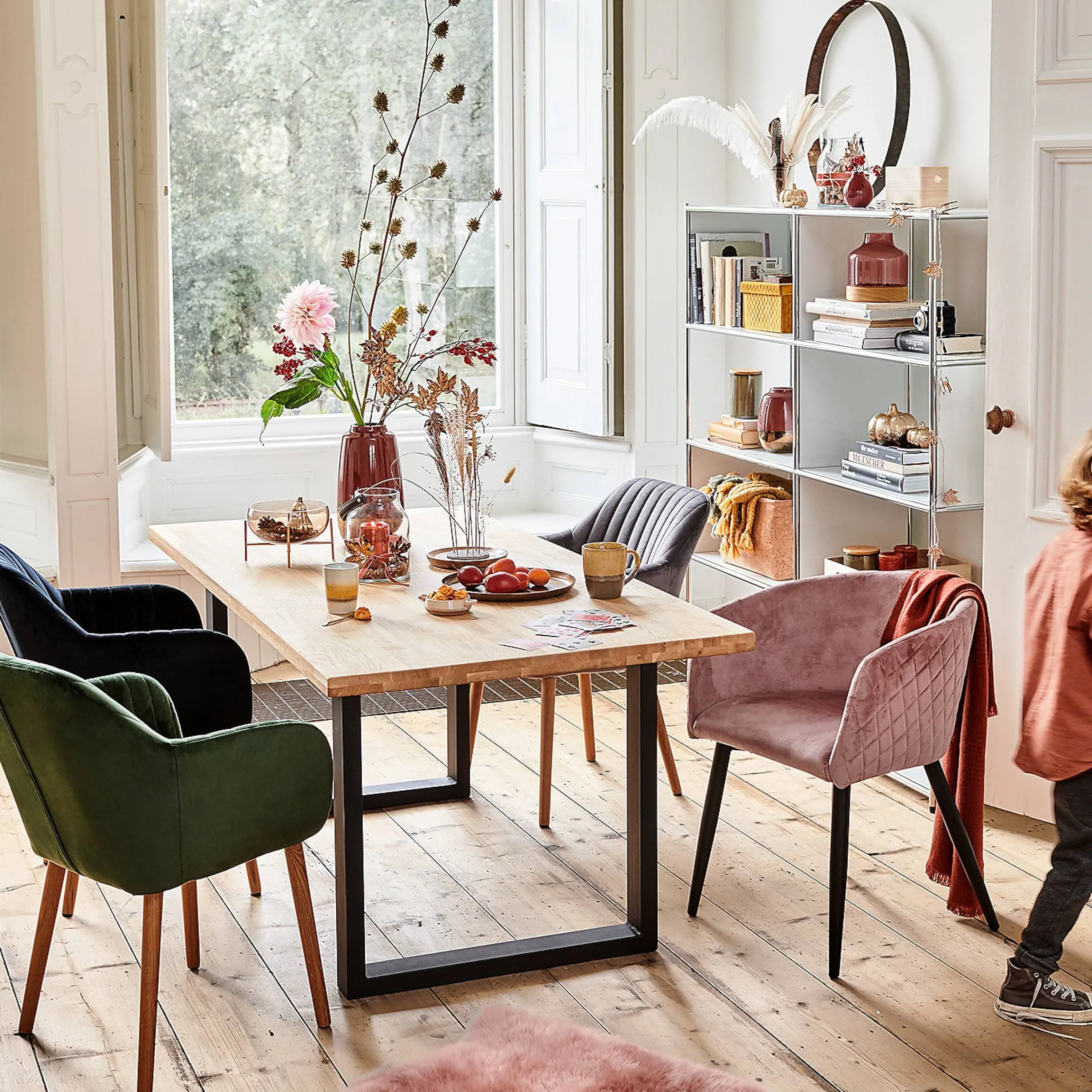 Depot Fauteuil En Velours Anabell Outlet