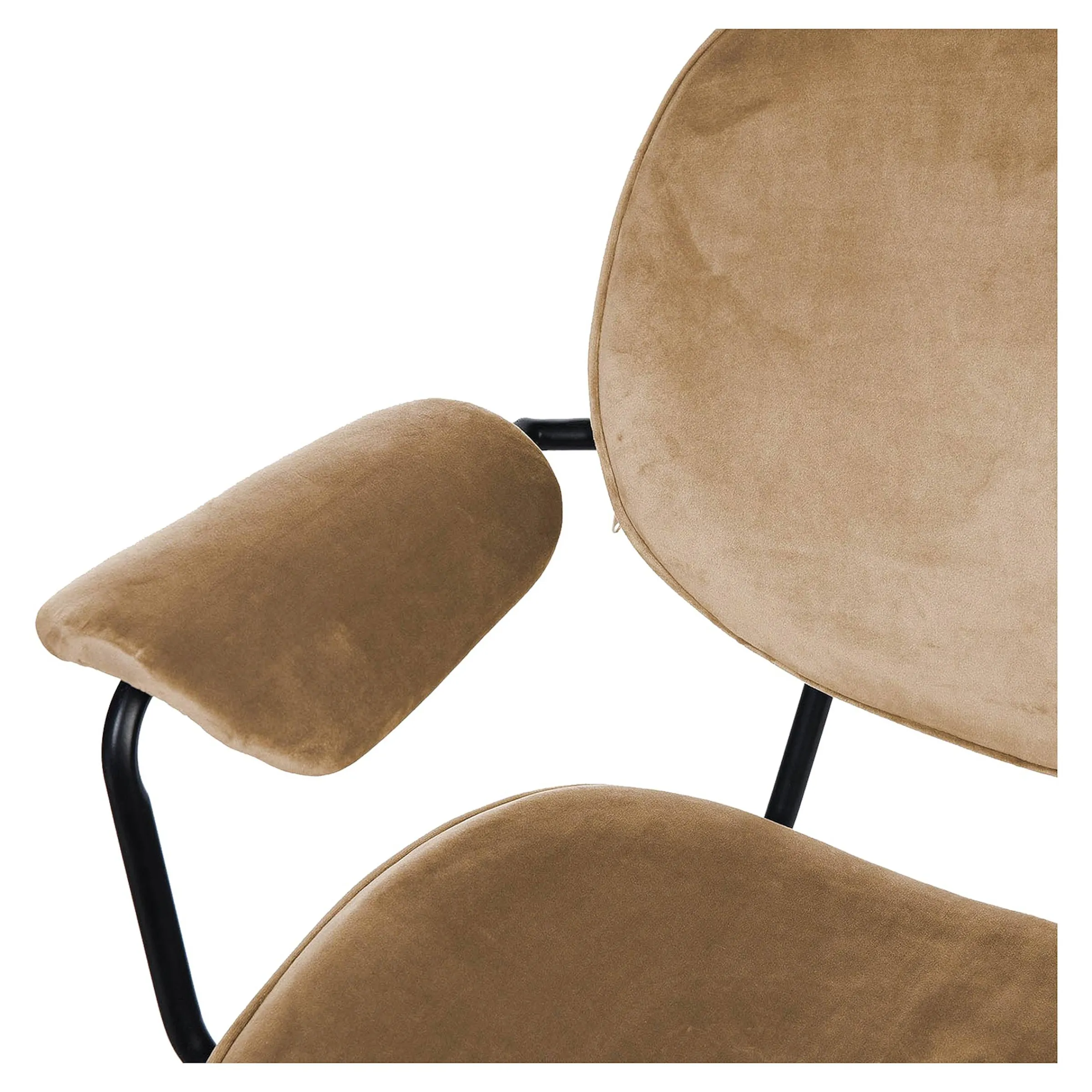 Depot Fauteuil En Velours Gunni New