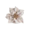 Depot Fleur Artificielle Poinsettia Sur Clip