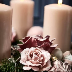 Depot Fleur Artificielle Rose Sur Clip