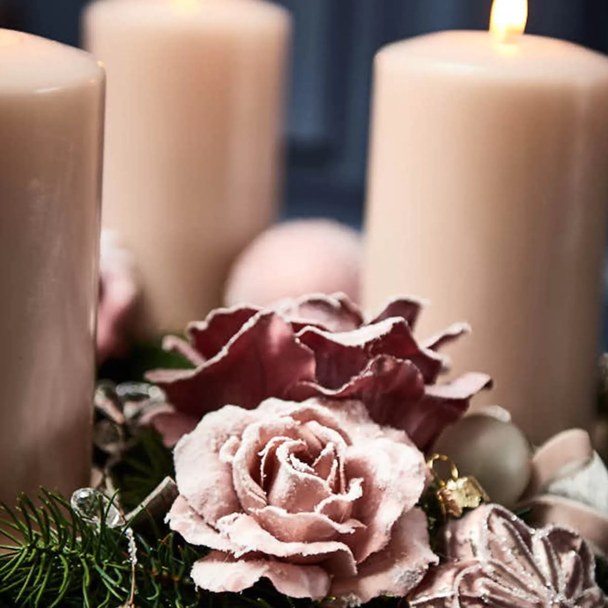 Depot Fleur Artificielle Rose Sur Clip