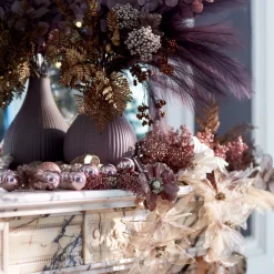 Depot Fleur Décorative Scintillante En Organza Sur Clip