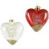 Depot Glas-Baumschmuck Heart Dich