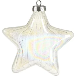 Depot Glas-Baumschmuck Holo Stern