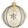 Depot Glas-Weihnachtskugel Florale