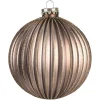 Depot Glas-Weihnachtskugel Glitterstripe