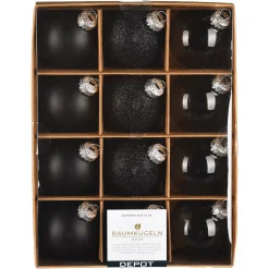 Depot Glas-Weihnachtskugel-Set